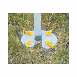 2 pieds coupelles AWNING PLATE FIAMMA pour stores et auvents