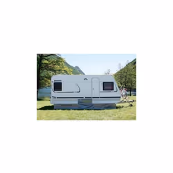 Jupe latérale FIAMMA 450 x 60 cm pour caravane Cette jupe coulisse dans le rail préexistant du véhicule. Dimensions: 450 x H6 ...