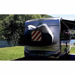 Housse Bike Cover 3 vélos Fiamma pour caravane et camping-car Bâche en polyester résiné, renforcée, légère, hydrofuge. Grâce ...