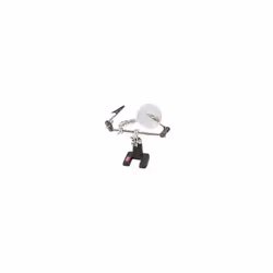 Support de table troisième main pour le soudage par modelage de précision 2 bras avec pince et lentille Le support de table d ...