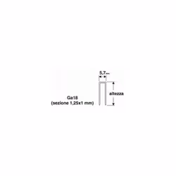 Agrafes 25x5,7mm 1000pcs pour agrafeuses/cloueuses Valex Cette boîte contient 1000 agrafes 25 x 5,7 mm, parfaites pour une ut ...