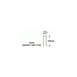 Agrafes 32X5,7Mm 1000Pcs Pour Agrafeuses/Cloueurs Valex