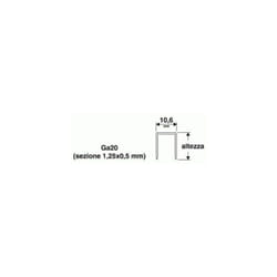Agrafes 10Mm 1000Pcs Pour Agrafeuses/Cloueurs Valex