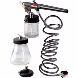 Description du produit Le mini aérographe Valex 1551056 est l'un de ces accessoires essentiels dans les laboratoires de brico ...