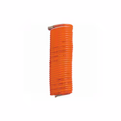 Tuyau spiralé 15 mt raccord rapide, air comprimé Tuyau spiralé en nylon code : 1559906 fourni sur carton carré. pression de s ...
