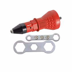 4 têtes interchangeables pour rivets aluminium diamètre 2,4-3,2-4,2-4,0-4,8mm Tête acier