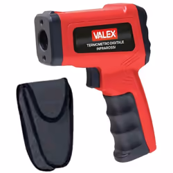 Description Produit Le thermomètre numérique infrarouge Valex 1800207 est un instrument extrêmement précis pour mesurer la te ...
