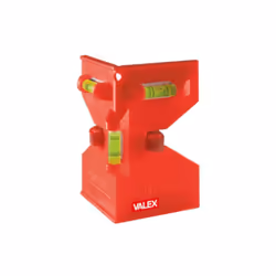 Niveau d'angle Valex pour poteaux 3 bulles magnétiques - 1800679 Equipé de 3 fioles incassables, 2 horizontales et 1 vertical ...