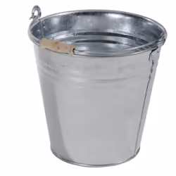 SEAU EN ZINC LT.5 DIMENSIONS: Ø 23 CM H 19 CM