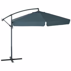 Parasol à bras latéral diamètre 300 cm Vert Parasol à bras, Ø 300 avec structure en acier. Mât Ø 42/48 mm, 6 baleines, housse ...