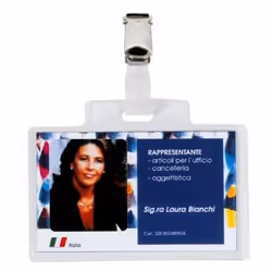 SEI Rota 318005, Porte-badge, Transparent, CE, 95 mm, 60 mm, 600 pièce(s)