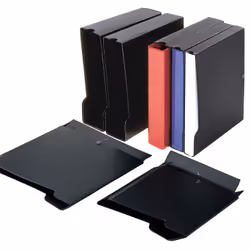 SEI Rota Custodie 50 A4, Carton, Polyvinyl chloride (PVC), Noir, 295x315 mm, A4, Brochure, Catalogue, Chemise, Dossier, Papie ...