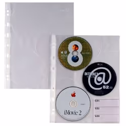 SEI Rota Atla CD 3, 3 disques, Transparent, Polypropylène (PP), 120 mm