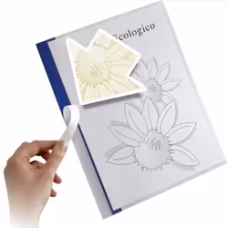 SEI Rota Poli 200, Porte-dossiers, A4, Polypropylène (PP), Bleu, Transparent, Portrait, 30 feuilles