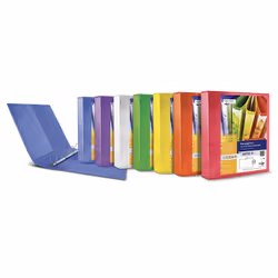 SEI Rota 369130, A4, Anneau en D, Rangement, PVC, Blanc, Blanc