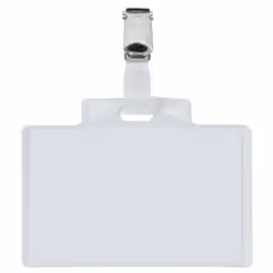 SEI Rota Pass 3 E, Porte-badge, Paysage, Métal, PVC, Transparent, Blanc, 60 mm, 95 mm