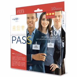 SEI Rota Pass 3 E Porte-badge Métal, PVC 10 pièce(s)