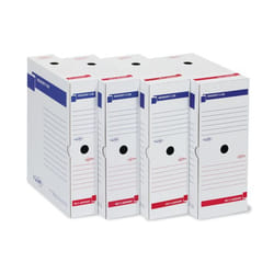 SEI Rota 673210 Boîte à archives Carton Bleu, Rouge, Blanc