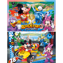 Clementoni Supercolor 2X20 Pièces - Mickey And The Roadster Racers, 3 an(s)