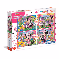 Clementoni Supercolor 2X20 + 2X60 Pièces - Minnie Happy Helpers