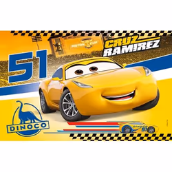 Clementoni Cars 3 Contour pour puzzle 20 pièce(s) Dessins animés