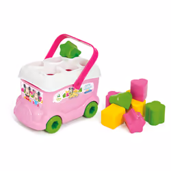 Clementoni Le Bus des Formes de Minnie, 1 an(s), Multicolore