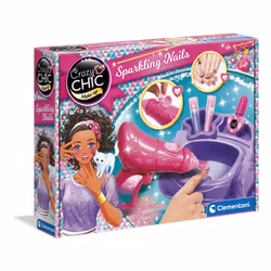Clementoni Crazy Chic : Unghie Scintillanti, Kit de manucure pour enfants, 6 an(s), Batteries requises, Plastique, Multicolor ...