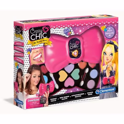 Clementoni Crazy Chic - Bow Makeup Palette, Kit de maquillage pour enfants, 6 an(s), Multicolore