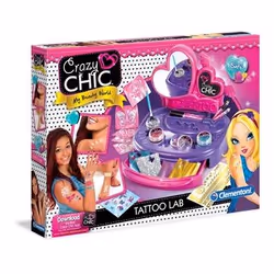 Clementoni Tattoo Lab, Kit de maquillage pour enfants, 6 an(s)