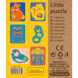 Clementoni Little Puzzle Puzzle à formes Animaux