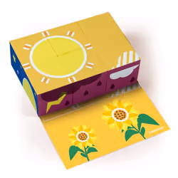 Clementoni Little Cubes Puzzle en cubes 6 pièce(s) Art