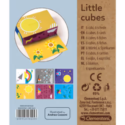 Clementoni Little Cubes Puzzle en cubes 6 pièce(s) Art