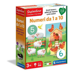 Clementoni Numeri da 1 a 10 Jeu de société Education