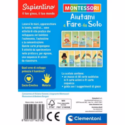 Clementoni 16318 Jeu de cartes Apprentissage
