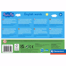 Clementoni Peppa Pig English Words Jeu de société Apprentissage