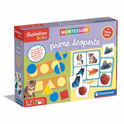 Clementoni Montessori 8005125164219, 1 an(s), Carton, Multicolore