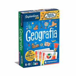 Clementoni Sapientino Più 16441, Jeu de cartes, Quiz, 6 an(s)