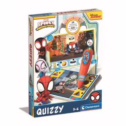 Clementoni - Quizzy - Spidey - Jeu interactif avec 200 Quizz + un stylo électronique - Dés 3 ans