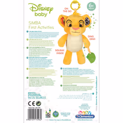 Clementoni Roi Lion - Peluche Premières Activités