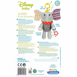 Clementoni Dumbo - Peluche Premières Activités