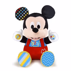 Clementoni Baby Mickey Play and Learn, Souris, 0,5 an(s), Interactif, Sonore, AAA, Piles fournies