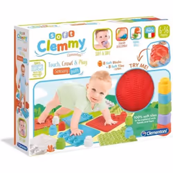 Clementoni Tapis sensoriels Clemmy, Tapis de jeux pour bébé, Multicolore