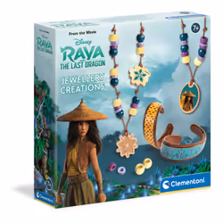 Clementoni Raya and the Last Dragon, Kit de fabrication de bijoux pour enfants, 7 an(s), Multicolore