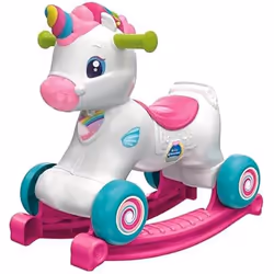 Baby 17855, 1 an(s), 4 roue(s), Plastique, Vert, Rose, Turquoise, Blanc, Jaune, Batteries requises