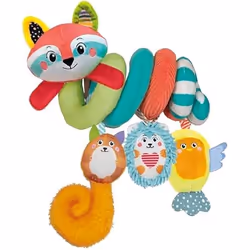 Baby Spirale Raton-Laveur - Soft Spiral Happy Animals, Garçon/Fille, Multicolore, 1 pièce(s)