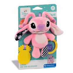 Clementoni Disney Baby Angel Soft Rattle jouet pour bébé accroché