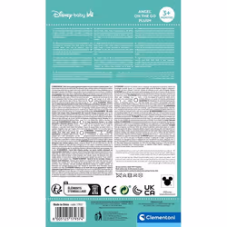 Clementoni Disney Baby Angel Soft Rattle jouet pour bébé accroché