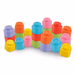 Clementoni Clemmy Confezione 20 Mattoncini, Jeu de construction, 0,5 an(s), 20 pièce(s), 818 g