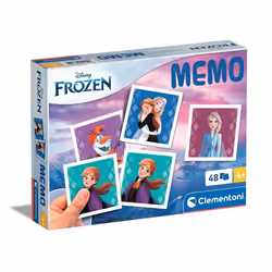 Clementoni Memo Frozen 2024, Jeu de cartes, Mémoire, 4 an(s)