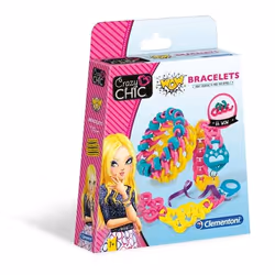 Clementoni WOW Bracelets, Kit de fabrication de bracelets pour enfants, 7 an(s), Multicolore